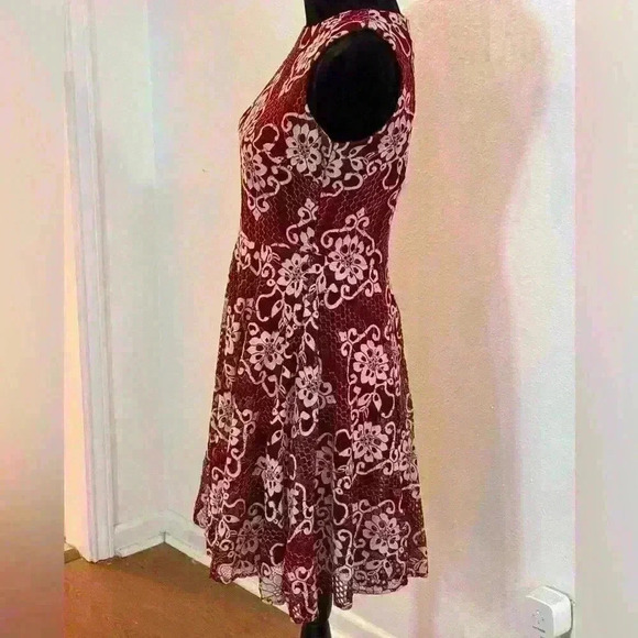 Gabby Skye Red & Pink Floral Dress - Picture 6 of 6